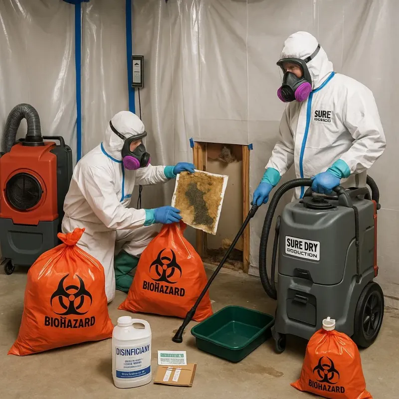 Contaminated Water Handling Protocols process in Ahwahnee, CA